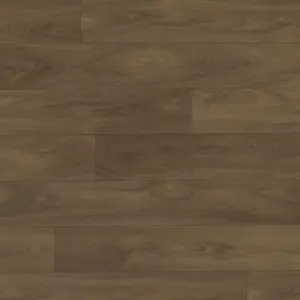 An image of the Tasmanian Oak 096L Heterogeneous Vinyl flooring, a greyish brown wooden colour swatch from Belgotex’s Strut vinyl collection.